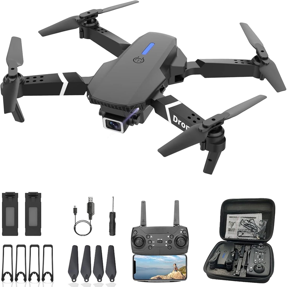 E88 Sklopivi Dron sa HD Kamerom