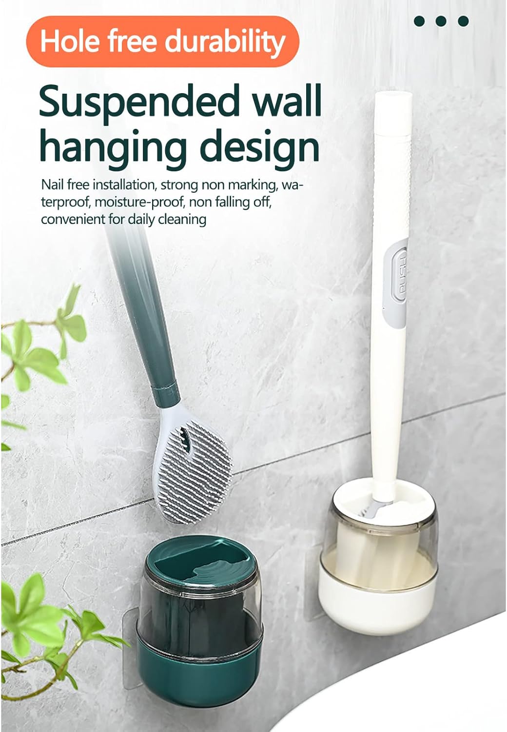 Smart Bathroom Brush Set