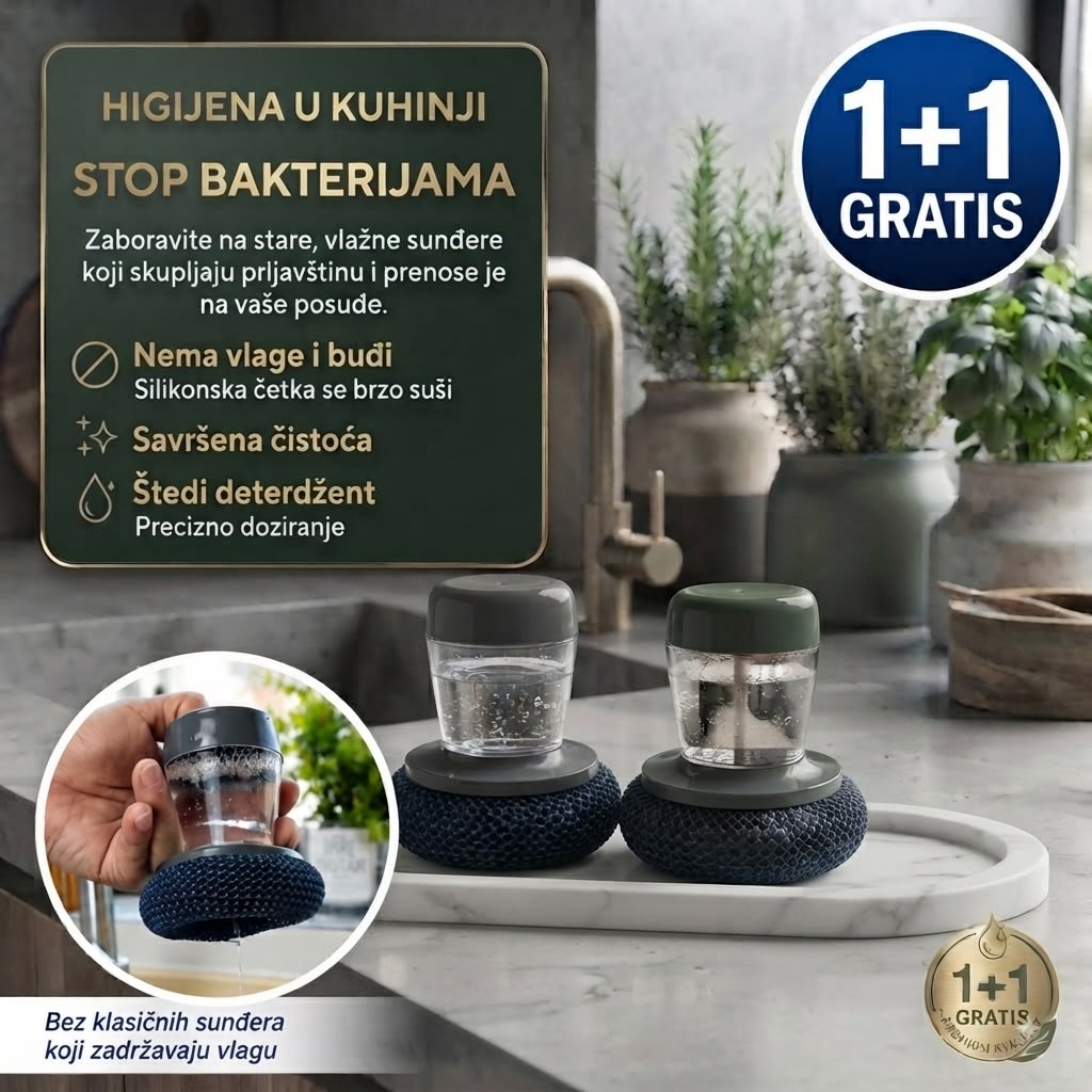 2u1 Dozator Za Pranje Sudova 1+1 GRATIS