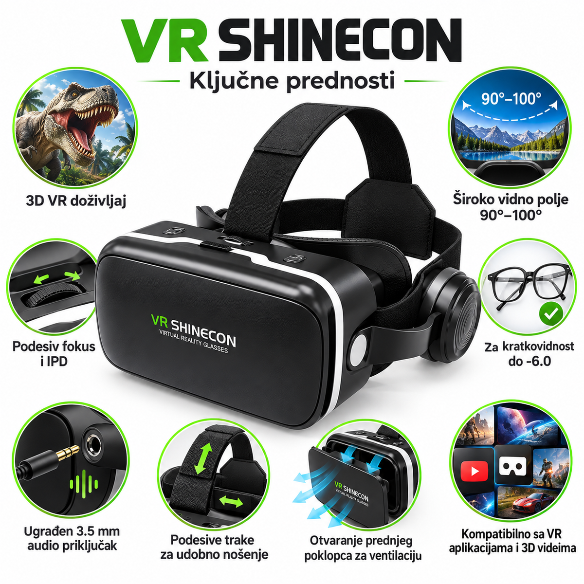 VR SHINECON HEADSET