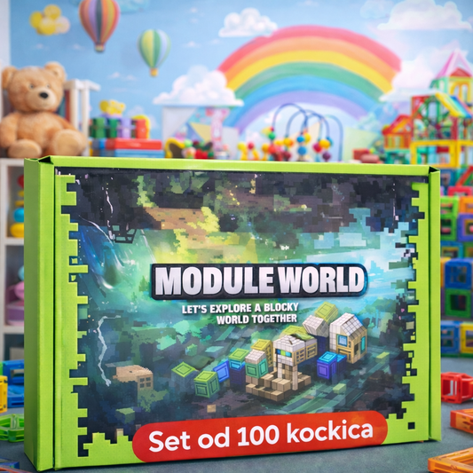 Magnetne kockice za kreativnu igru "Minecraft"