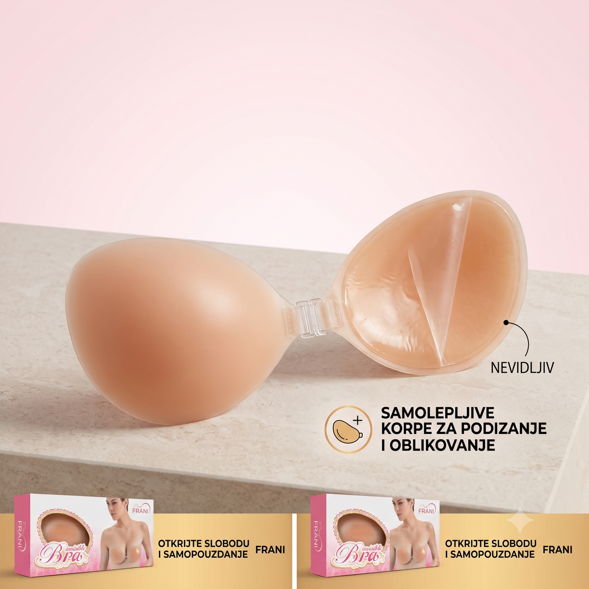 INVISIBLE PUSH UP BRA