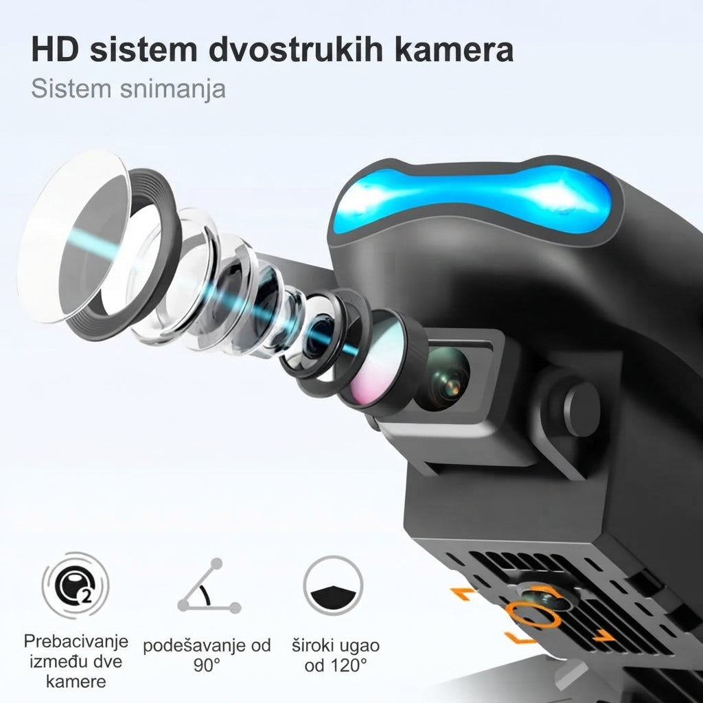 E99 Sklopivi Dron sa HD Kamerom