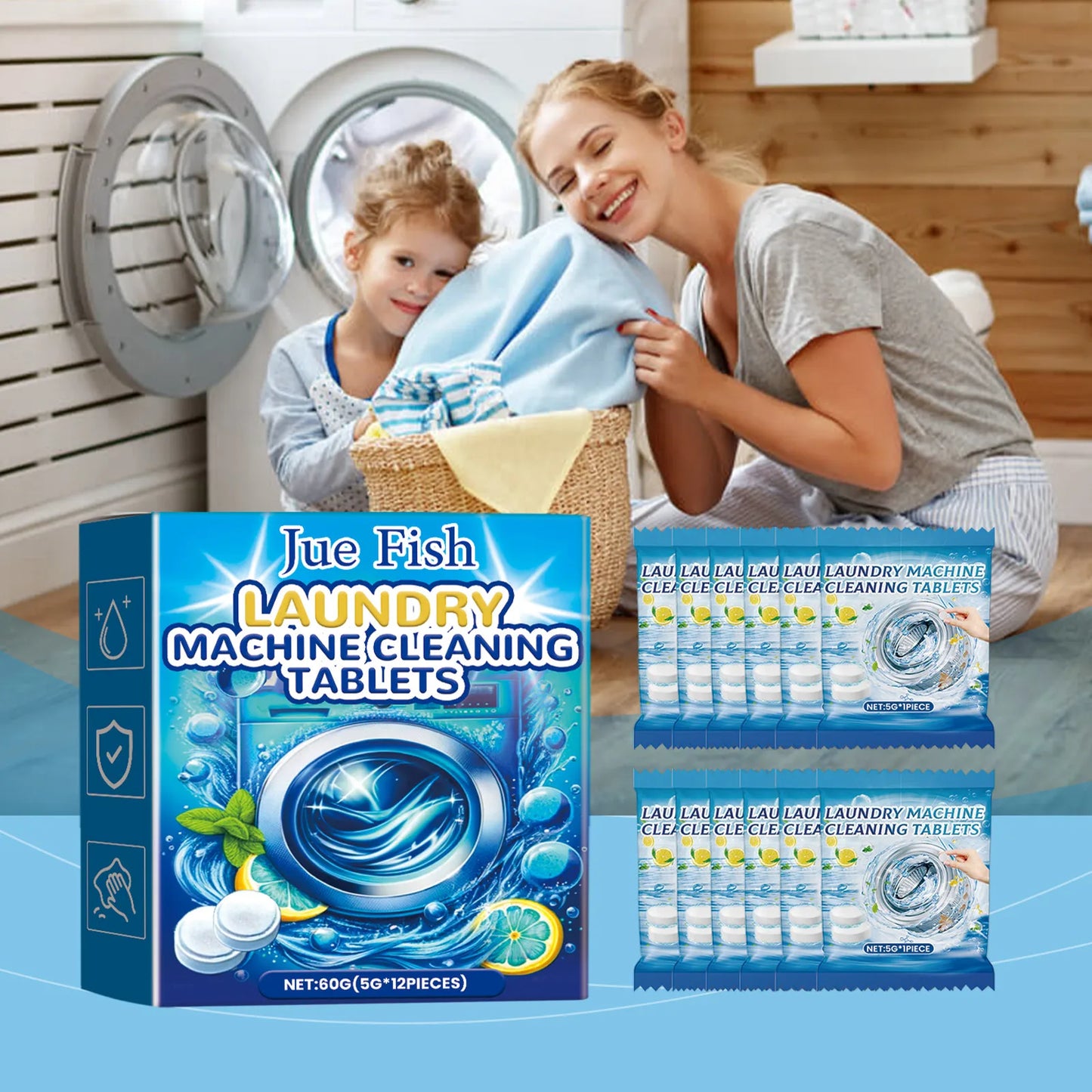 Tablete za Dubinsko čišćenje veš mašine