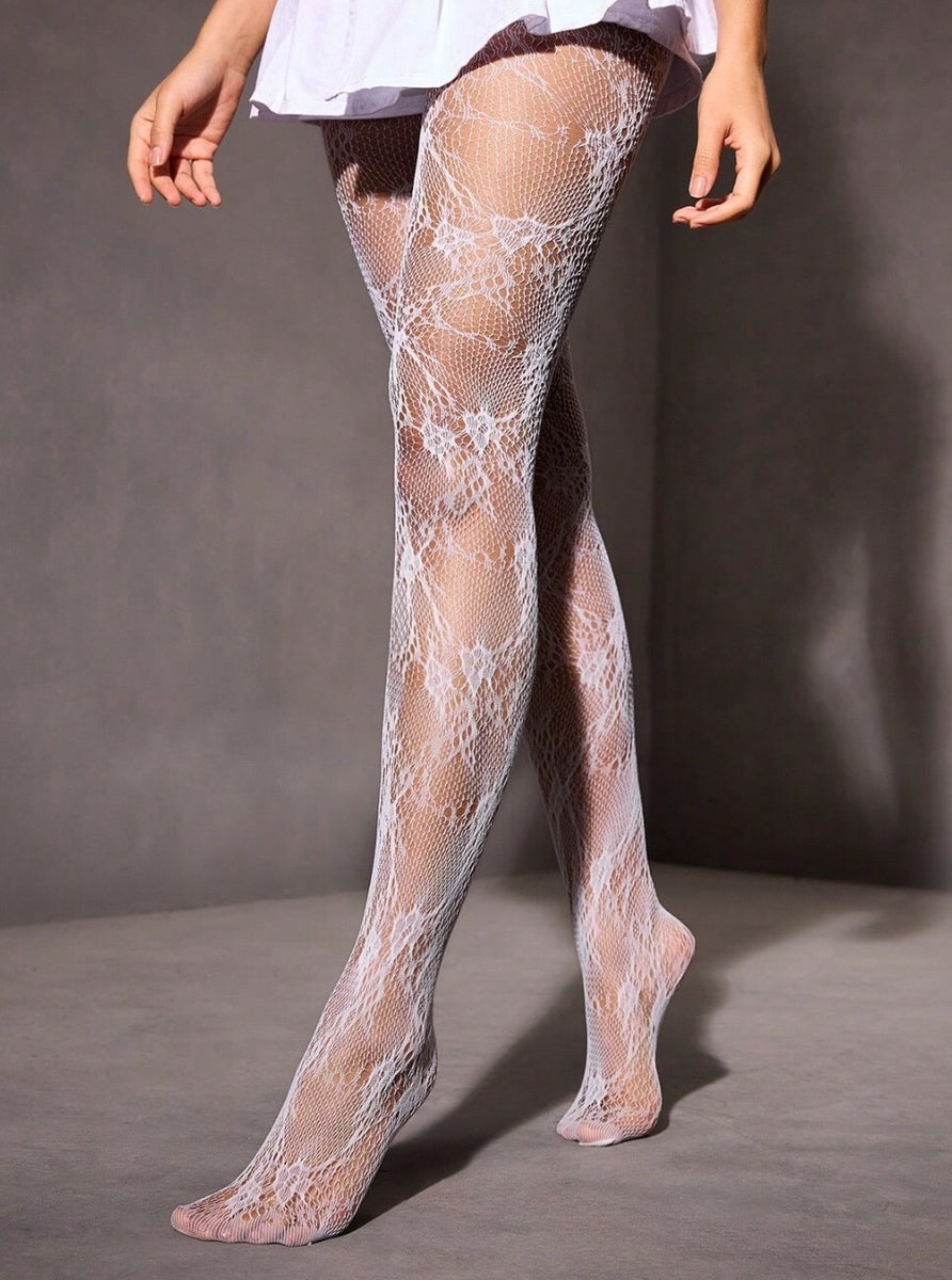 Mrežaste Čarape „Luxe Lace“ – Elegancija koja privlači poglede 1+1 Gratis