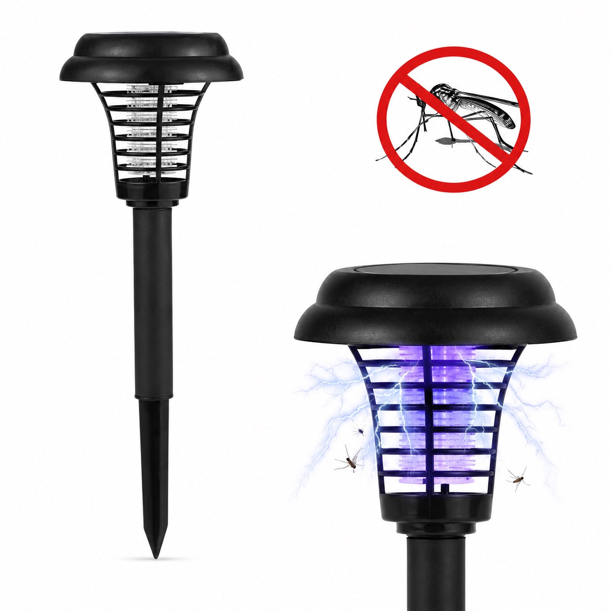 SolarGuard Pro – Solarna lampa za zaštitu od komaraca i insekata